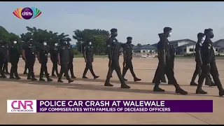 IGP commiserates with police car crash victims' families at Walewale | CNR
