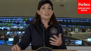 New York Gov. Kathy Hochul Details Storm Response After Heavy Flooding Hits NYC