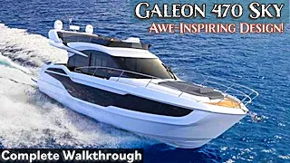 2024 Galeon 470 Skybridge: A Masterpiece of Contemporary Yacht Design & Innovation!