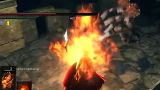 DARK SOULS™: REMASTERED - ONLINE INVASION PYRODANCER - 2 VS 1 BURST INTO FLAMES BACK STAB FISHER