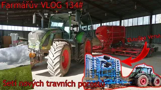 Farmářův VLOG 134# Jarní obnovy trvalých travních porostů