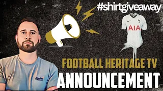 FOOTBALL HERITAGE TV | LIVE CHANNEL ANNOUNCEMENT & SHIRT GIVEAWAY | @ThePitchYouTube