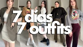 7 DIAS 7 LOOKS DE OTOÑO - INVIERNO! (todos los outfits de la semana) | lefty