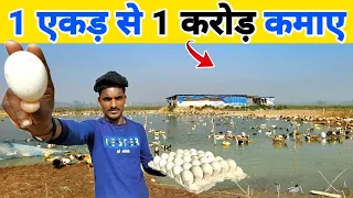 25 साल के लड़के ने एक एकड़ से एक करोड़ कमाए | 🦆 Duck farm tour