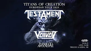 Testament (Usa) Titans Of Creation European Tour Live 01.06.23@LiveClub