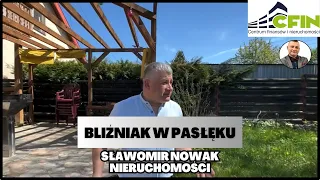 Bliźniak w Pasłęku + duża działka + budynek gospodarczy