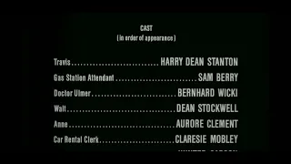 Paris, Texas (1984) Closing Credits