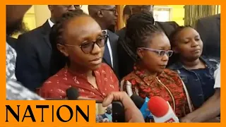 The widow of the late Willie Kimani shares her reaction on the sentences issued by the court