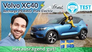 Volvo XC40 Recharge P8 AWD | Elektro-SUV mit richtig viel Kraft und herausragendem Fahrgefühl