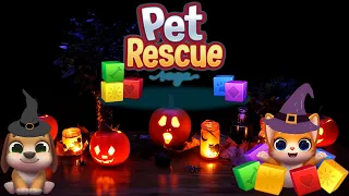 Pet Rescues Saga Gameplay. Level 380 (featuring Halloween Petopia 2023)