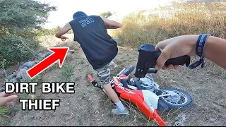 STEALING MY DIRT BIKE BACK FROM THIEF!!