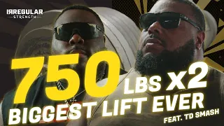 "Strongest Bench Session in History" | 750x2 | ROAD TO 800 | Julius Maddox x TD Smash