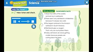 Smiles 4 module 6 p93 ex28 Did you know Rainforests facts