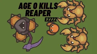 KILLING A REAPER AS AGE 0 IN TAMING IO!