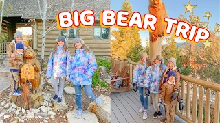MINI VACATION TO BIG BEAR!! **IT WAS FREEZING** | CILLA AND MADDY