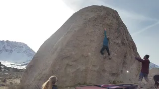 Junior's Achievement*** (V7/8) Send - Buttermilk Boulders