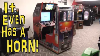 Sega's 18 Wheeler American  Pro Trucker HUGE Arcade Game - I'm a Truck Driver Now!!!!