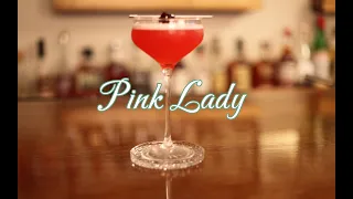 Making a Pink Lady, It's not just a Prohibition Classic.