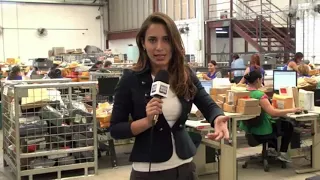 Reportagem do centro de distribuição dos Correios em Curitiba