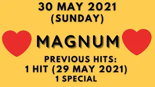 Foddy Nujum Prediction for Magnum - 30 May 2021 (Sunday)