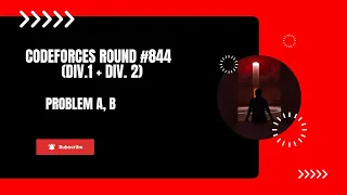 Codeforces Round #844 (Div. 1 + Div. 2, based on VK Cup 2022 - Elimination Round) Tutorial