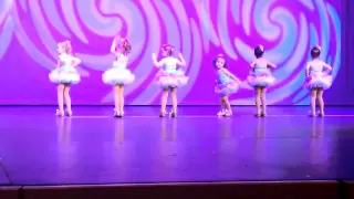 4 year old girls tap dancing to Lollipop