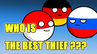 A stealing game. Who is the best thief ??? - Countryballs
