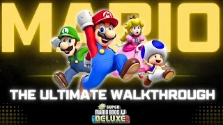 Ny Super Mario Bros. U Deluxe ALLE Verdener ALL Star-Mønter - Fuldt spil 100 % Gennemgang