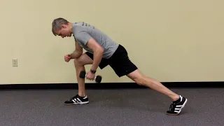 Lunge Position Row