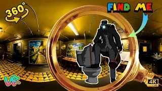 Find Skibidi Toilet Plunger Cameraman || VR game Finding Challenge 360 VR