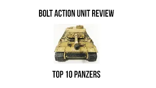 Top 10 Panzers in Bolt Action