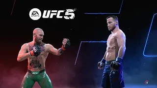 UFC 5 - Conor McGregor Vs Justin Gaethje FULL FIGHT GAMEPLAY (PS5)