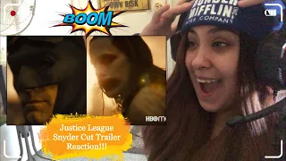 Justice League Snyder Cut Trailer Reaction!!! | Jasmine Quinn