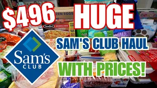 HUGE Monthly Sam's Club Grocery Haul With Prices! | February 2021🛒