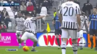 Juventus vs Atalanta 2-0 (Serie A 2015) Paulo Dybala Goal HD