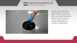 How to make a mould via vacuum infusion using Crestamould Matched Tooling Systems