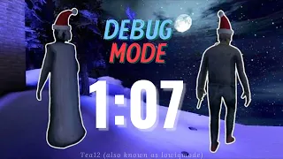 GRANNY 5 - DEBUG MODE - SPEEDRUN 1:07  (PC)