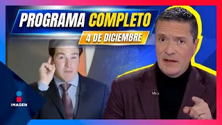 Noticias con Francisco Zea | Programa completo 4 de diciembre de 2023