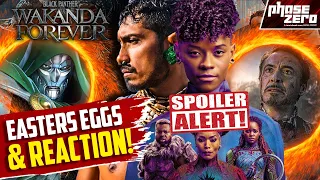 *SPOILERS* 20 HUGE MCU Moments In Wakanda Forever! - Easter Eggs and Full Reaction! - Phase Zero