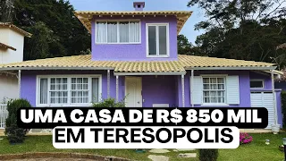 CASA EM CONDOMÍNIO À VENDA EM TERESÓPOLIS, 3 QUARTOS, ESPAÇO GOURMET E ÁREA DE LAZER - BRICK IMÓVEIS