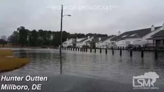 1-24-15 Millboro, DE Bay Flooding *Hunter Outten*