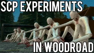 SCP Experiments in GM_WOODROAD! (Garry's Mod Gameplay)