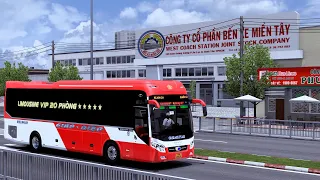 ETS2 - FULL HÀNH TRÌNH NX GIÁP DIỆP BX MIỀN TÂY -  TCD MINH PHÁT 2 (P1) | Thaco Mobihome 2018