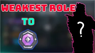 HARDEST Role/Agent to Diamond | Valorant | Placement games