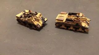 💥🔥1/72 scale WW2 M7 Priest SPG Tank Diecast and Plastic Models - British 2 Different in Desert Camo💥