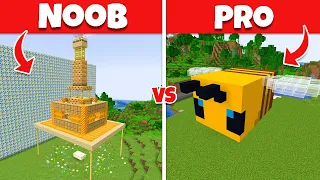 Aphmau Crew builds a house for BEES | NOOB vs PRO
