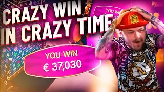 RnP Casino Mega win 37 000€ on Crazy Time slot - TOP 5 mega wins in casino online