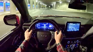 2023 Chevrolet Tahoe RST Performance - POV Night Drive (Binaural Audio)