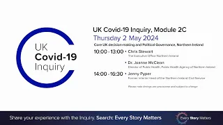 UK Covid-19 Inquiry - Module 2C Hearing AM - 2 May 2024