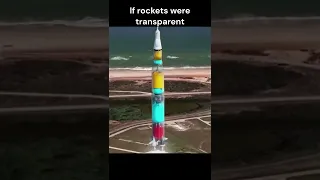 If ROCKETS were Transparent | #space #rocket #astronomy